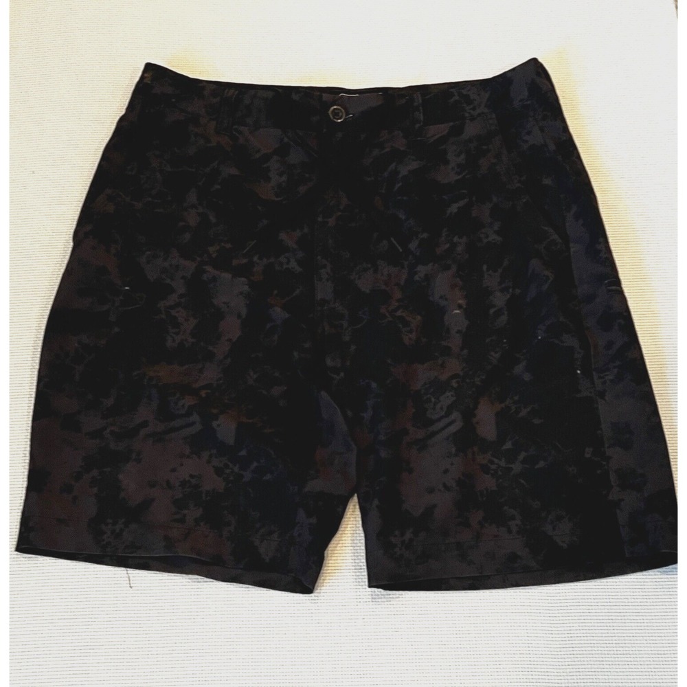 CSG Cargo Shorts Mens 36 Black Camo Champs‎ Sports Gear Ripstop Durable Hiking